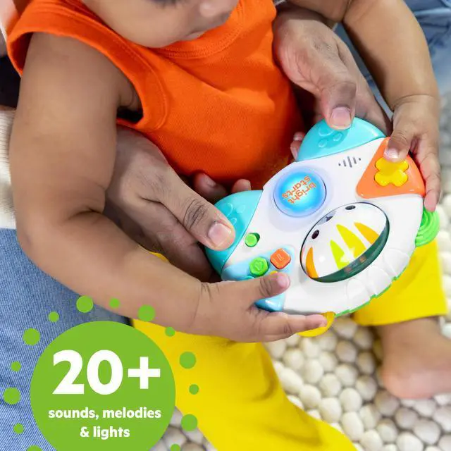 Alt view image 3 of 7 - Gamer Buddy Baby Game Controller Toy, Tiger, Video Game Sound Effects and Melodies, Lights Up, 6 Months and Up