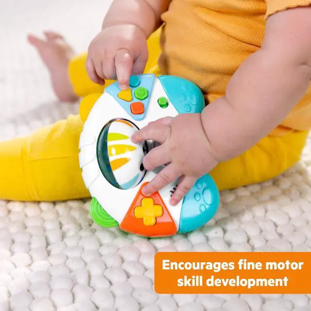 Alt view image 4 of 7 - Gamer Buddy Baby Game Controller Toy, Tiger, Video Game Sound Effects and Melodies, Lights Up, 6 Months and Up