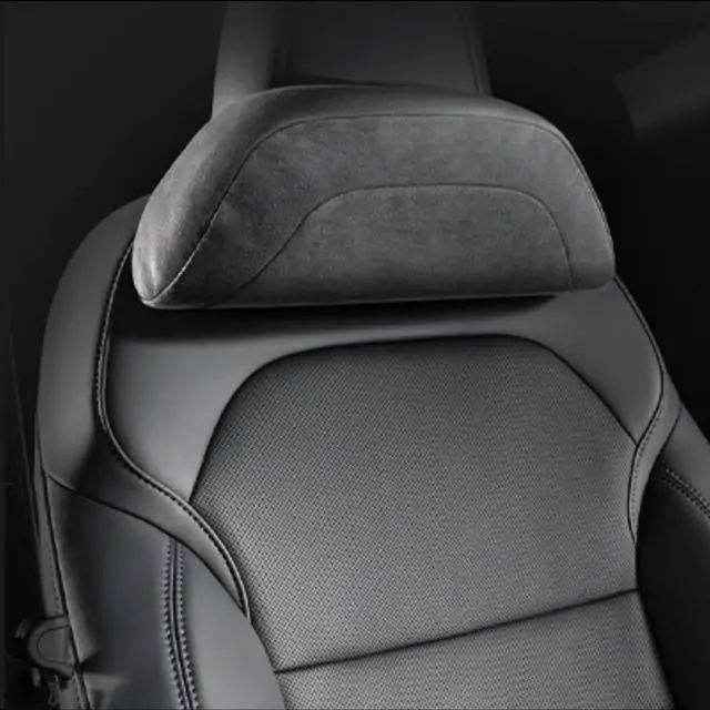 Main image of Car Headrest Pillow for Driving, Softness Ergonomic Design Universal Travel Neck Pillow for Most Cars, Office Chairs, Gaming Chairs with Extra Filler Cotton Bag (Black, 1PC)