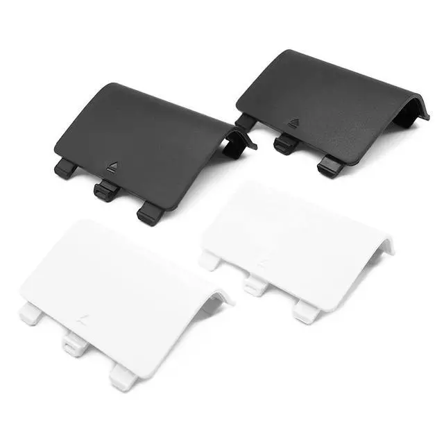 Alt view image 5 of 5 - Replacement Battery Cover Door Compatible with Xbox One, One S, One X Controller, Battery Back Shell Repair Part Compatible with Xbox Wireless Controller (Black, White)
