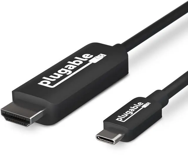 Main image of USB C to HDMI Cable 6ft / 1.8m, HDMI 2.0, USB4 / Thunderbolt Adapter for 4K Monitor, 4K 60Hz (USBC-HDMI-Cable) for iPhone 15, iPad Pro, MacBook Pro, Dell XPS, Surface Laptop - Driverless