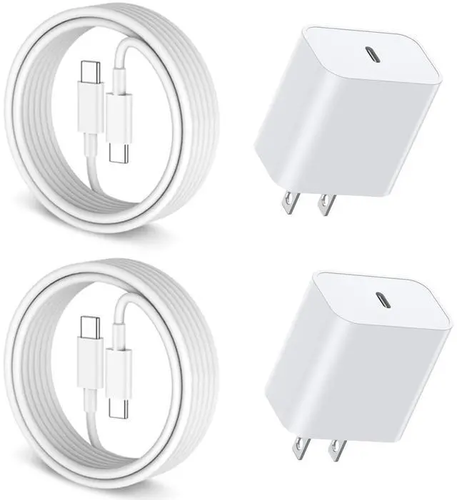 Main image of 6FT iPhone 17 16 15 Charger Fast Charging, 2Pack 20W USB C Apple Charger Travel Plug Block Phone Charging Cable Cord for iPhone 17 Air/17 Pro/17 Pro Max/16e/16 Pro Max/16 Plus/15/15 Pro/15Pro Max/iPad