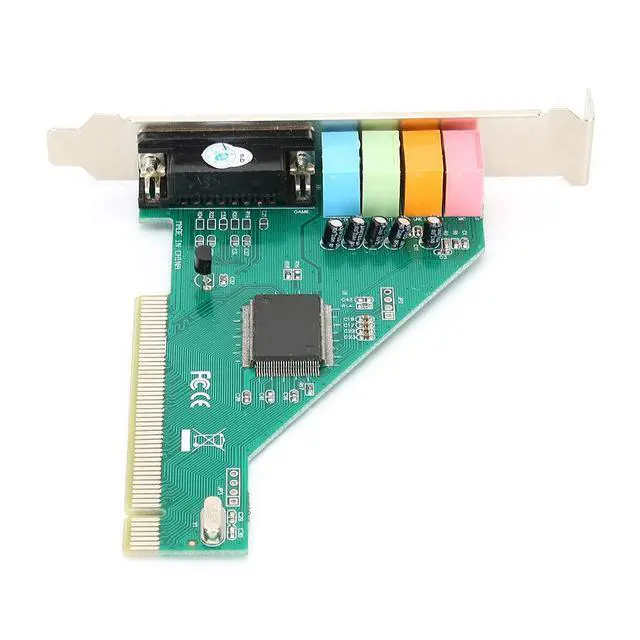 Alt view image 4 of 6 - Desktop and Peripherals Pci Sound Card Channel 4.1 for Computer Desktop Internalo Karte Stereo Surround Cmi8738 Computer Components