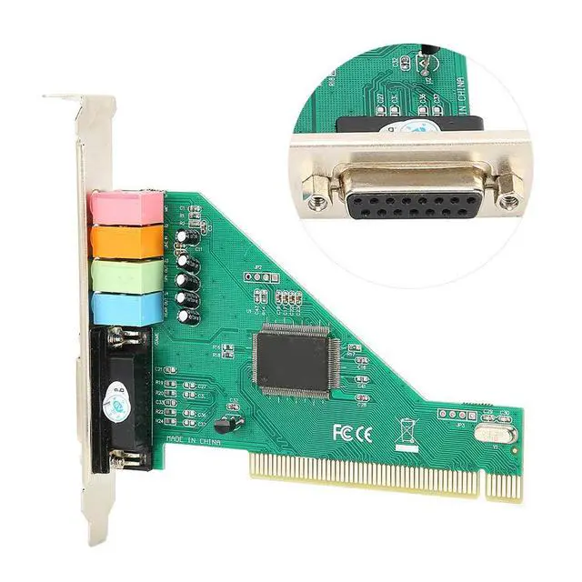 Alt view image 3 of 6 - Desktop and Peripherals Pci Sound Card Channel 4.1 for Computer Desktop Internalo Karte Stereo Surround Cmi8738 Computer Components