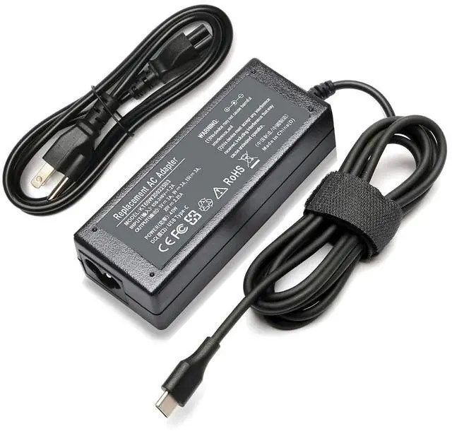 Main image of 45W USB C Charger for HP Chromebook X360 14 14A G5 11 11A G8 G7 G6 G1 G2 EE 14-CA000 11-AE000 14-ca061dx 14-ca051wm 14-ca052wm 14-ca091wm 14-ca020nr 14-ca060nr 14-ca043cl 11-ae051wm l43407-001