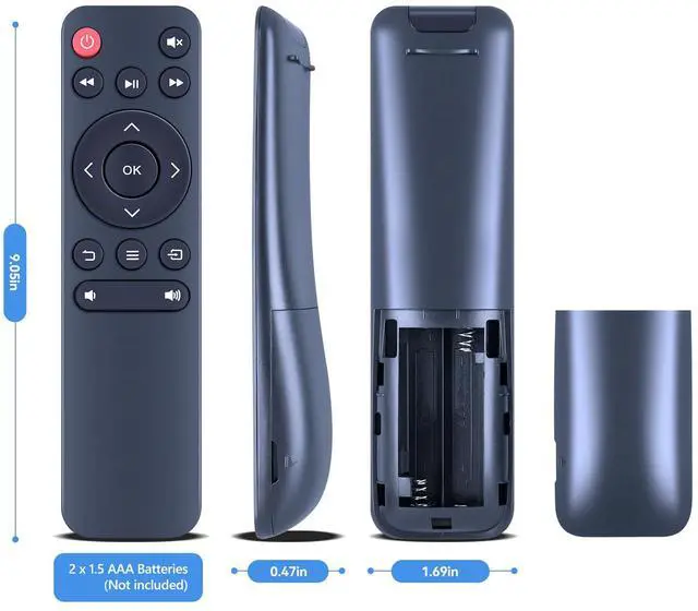 Alt view image 6 of 6 - Mini Projector Remote Control for Vankyo Performance V620 V630 V700 V600 M18 V630W V610 Mini LED LCD, for Roconia G3W Projector, for CiBest SO-S