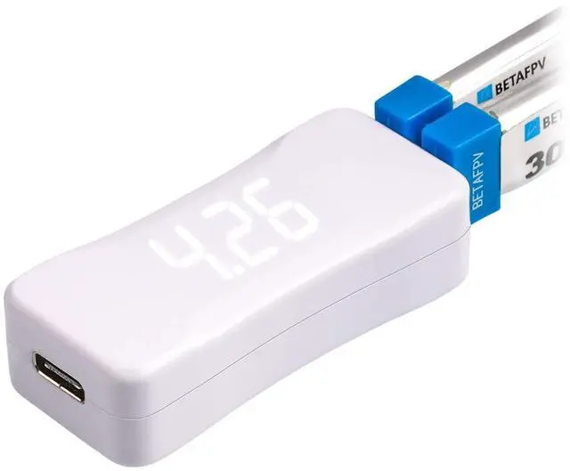 Main image of BT2.0 1S Battery Charger Voltage Tester Type-C Charger V2 4.35V/5V 1A/2A for 1S Lipo RC Battery Like 300mAh 1S 450mAh 1S 1S with BT2.0 Connector