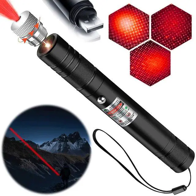 Main image of Laser High Power Pointer, Red Laser Pointer Indicator Light, Long Range Laser Pointer for Hiking, USB Charge