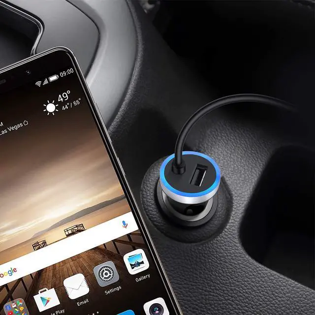 Alt view image 6 of 6 - Type C Car Charger Fast Charging Cigarette Lighter Adapter for Samsung Galaxy S25 S24 S23 S22 S21 Ultra 5G S20 FE Note 20,A13 A14 A15 A53 A54, Google Pixel 8 7 6 8A 7A 6A&3FT USB Cable