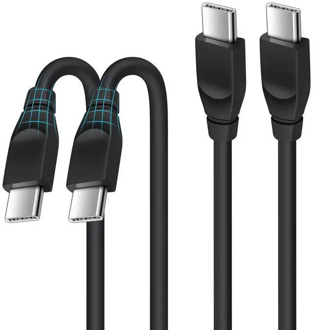 Main image of USB C to USB C Cable,60W 2Pack Type C to Type C Fast Charging Cord 6ft C Phone Charger Cable for Samsung Galaxy S25 S24 S23 Ultra S22 A53 A03S A04S A16 A15 A14 A23 A13 5G S21 S20 S10 Z Fold Flip 7