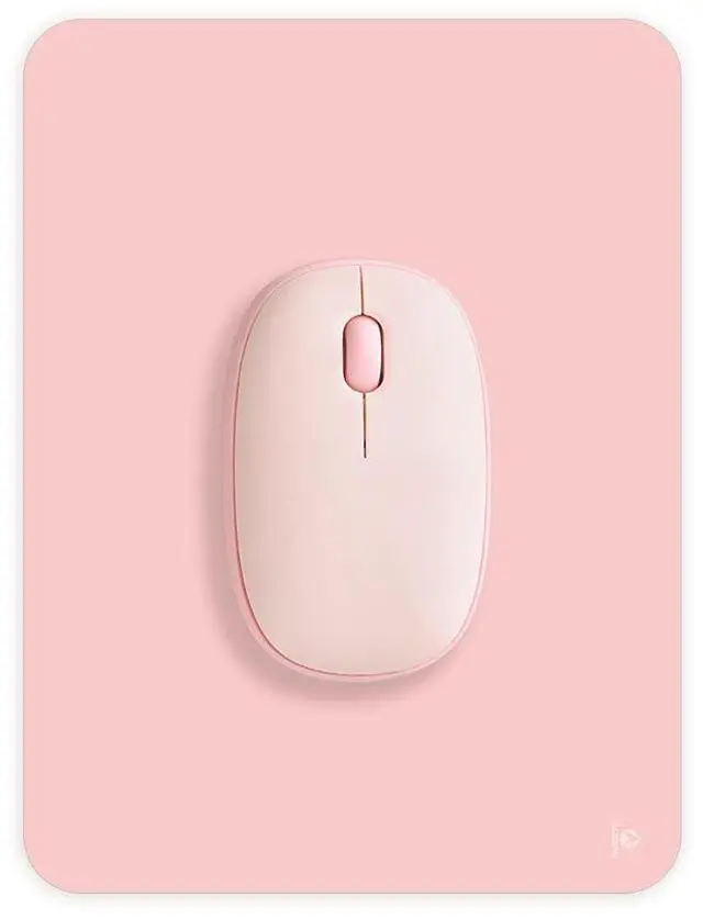 Main image of Small Mouse Pad 6 x 8 Inch, Mini Mouse Pad Thick for Laptop Wireless Mouse Home Office Travel, Portable & Washable (Pink)
