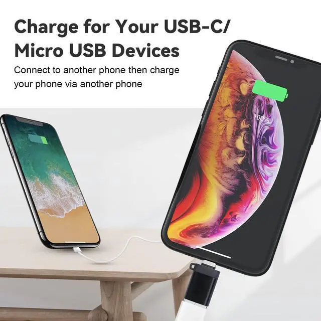 Alt view image 6 of 7 - USB-C to USB3.0 Adapter, USBC Female to USB-A Male Type-C to Micro-USB Adapter, Micro USB (Female) to USB C (Male) Adapters with Lanyard (4 Pack) for MacBook Pro, Samsung, PC