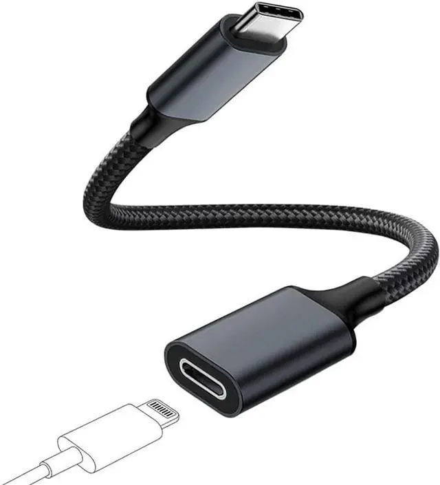 Main image of USB C to Lightning Audio Adapter for iPhone 15, USB Type C Male to Lightning HiFi Audio Female Headphones Converter Fit with iPhone 15/15Pro, iPad Pro, iPad Air 5/4 MacBook, Galaxy S23/S22/S21