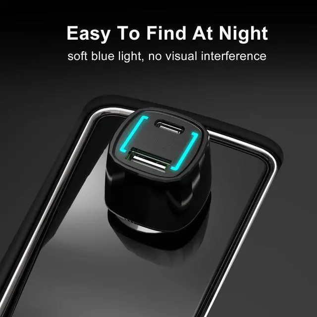 Alt view image 4 of 7 - 63W USB C Car Charger, 45W Type C Super Fast Charging Compatible for Samsung Galaxy S26/S25 Plus/Ultra/S23/S22/W24/Z Flip5/Z Fold5, iPhone 17 Pro Max/16/15 Car Adapter&3ft Cord with E-Mark Chip