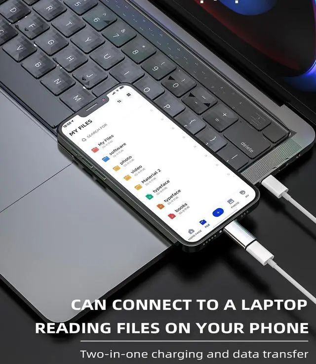 Alt view image 7 of 7 - Lightning Male to USB C Female Charging Adapter (3 Pack) for iPhone 14 13 12 11 Pro Max Mini 7 8 Plus X Xs Xr Se Ipad Air 2019 Apple Dongle Type C Charger Cable Port Converter Cord Data Sync Connector
