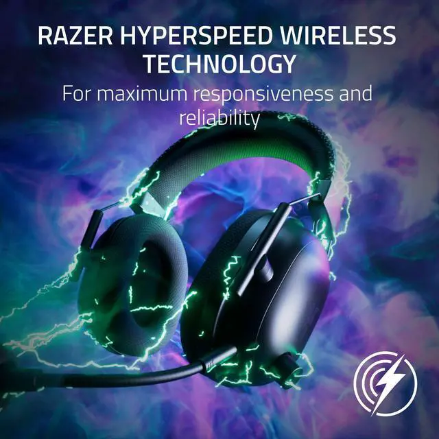 Alt view image 4 of 6 - BlackShark V2 Pro Wireless PlayStation Gaming Headset: 50mm Drivers - Super Wideband Mic - Noise Isolating Earcups - For PS5, Nintendo Switch 2, PC, Mac - Bluetooth, USB-C - 70hr Battery Black