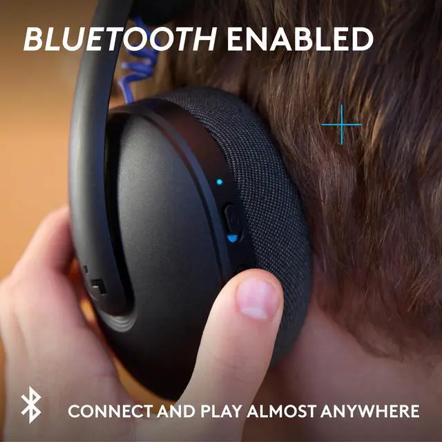 Alt view image 5 of 7 - 325 Lightspeed Wireless Gaming Headset - Black | All-Day Comfort, Built-in Mic with Noise Reduction, 24-Bit Audio, 24+ Hr Battery Life, for PC, PlayStation, Switch, Mobile