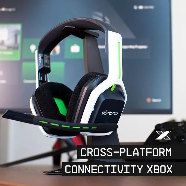 Alt view image 3 of 7 - ASTRO Gaming A20 Wireless Headset Gen 2 for Xbox Series X | S, Xbox One, PC & Mac - White/Green