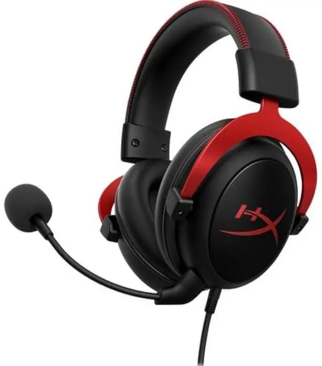 Main image of Cloud II - Gaming Headset, 7.1 Surround Sound, Memory Foam Ear Pads, Durable Aluminum Frame, Detachable Microphone, Works with PC, PS5, PS4, Xbox Series X|S, Xbox One Red