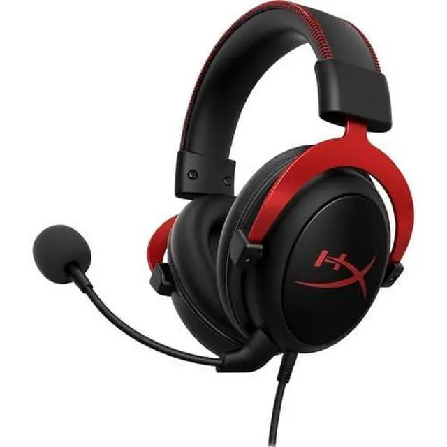 Alt view image 2 of 4 - Cloud II - Gaming Headset, 7.1 Surround Sound, Memory Foam Ear Pads, Durable Aluminum Frame, Detachable Microphone, Works with PC, PS5, PS4, Xbox Series X|S, Xbox One Red