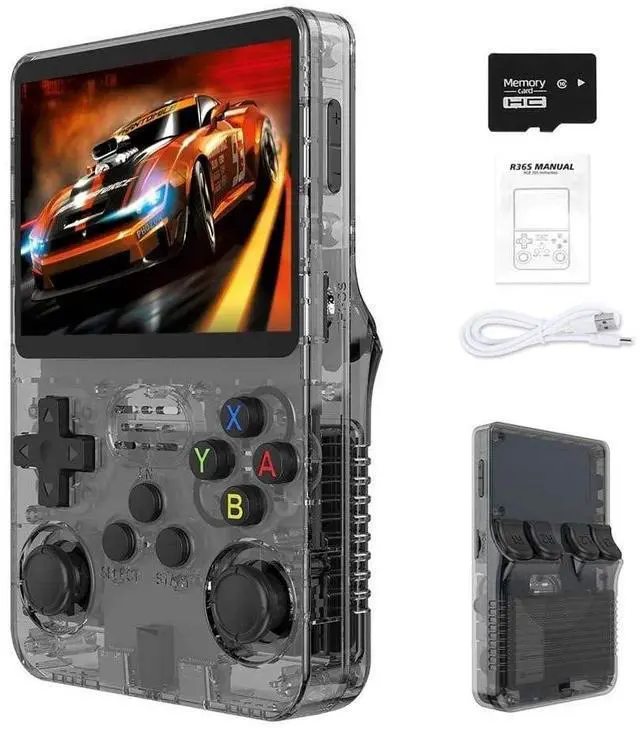 Main image of R36MAX Retro Handheld Game Console with 4.0" IPS HD Screen, Portable Gaming Handheld Supporting 30+ Emulators, 1.5GHz Processor, 4000mAh Battery, 64GB Storage, Built-in Retro Arcade Games