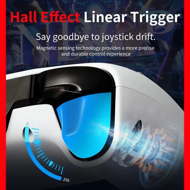 Alt view image 3 of 7 - Controller Compatible with PlayStation 4 / PS4 Slim / PS4 Pro / PS3 / PC / IOS /with Six-Axis Gyroscope, Dual Vibration,Function 1200mAh,Battery Speaker,3.5mm Headphone,Included 2 USB CablesWhite