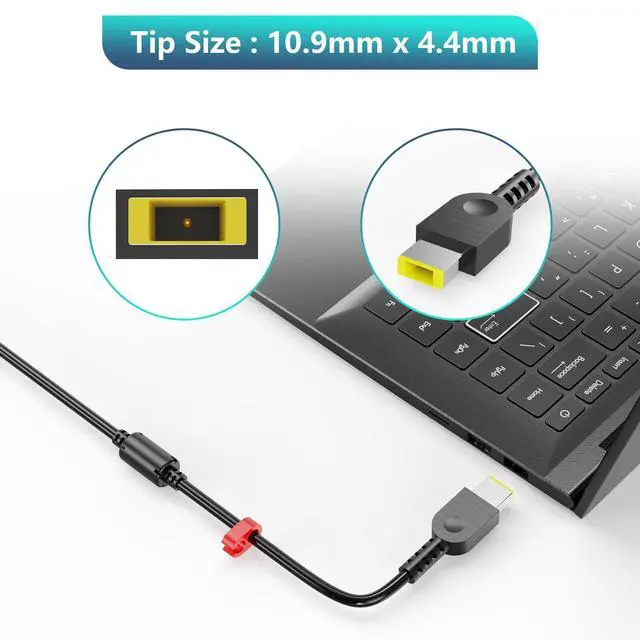 Alt view image 5 of 6 - Slim 170W Charger Fit for Lenovo Legion Slim 5 5i Yoga Pro 9i Lenovo ThinkPad P1 P16 IdeaPad Pro 5 Lenovo LOQ ADL170SCC3A 4X20S56697-20V 8.5A ac Adapter Laptop Power Supply