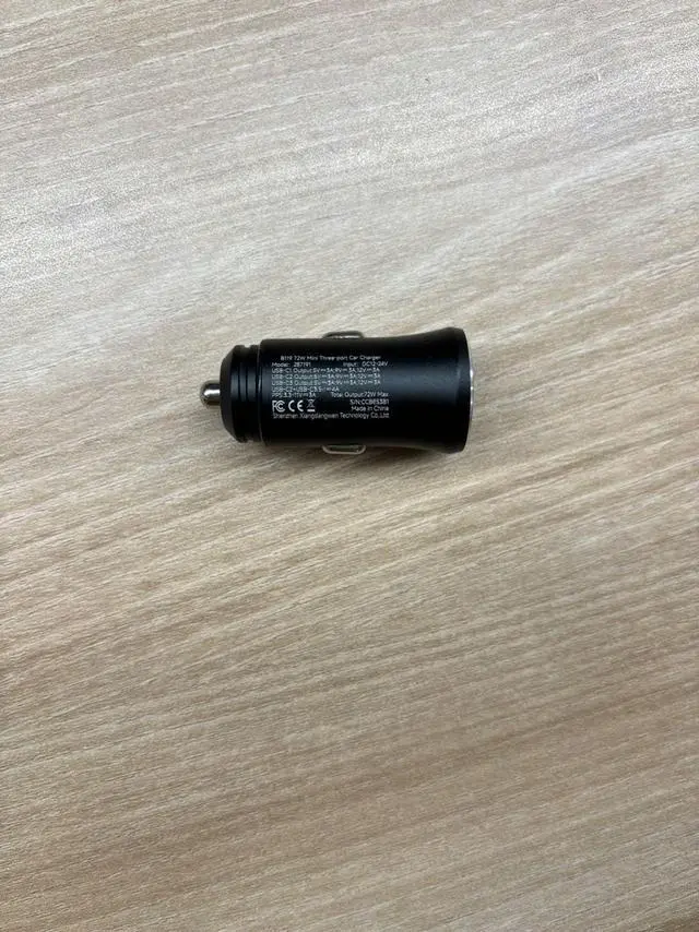 Main image of USB C Car Charger, 3-Port 72W Dual USB-C & USB-A Car Power Adapter PD/QC Fast Charging Cigarette Lighter for iPhone 17/16/15/14/13/12/11 Pro Max, iPad, Samsung Galaxy S25 S24/S23/S22, Pixel, Android