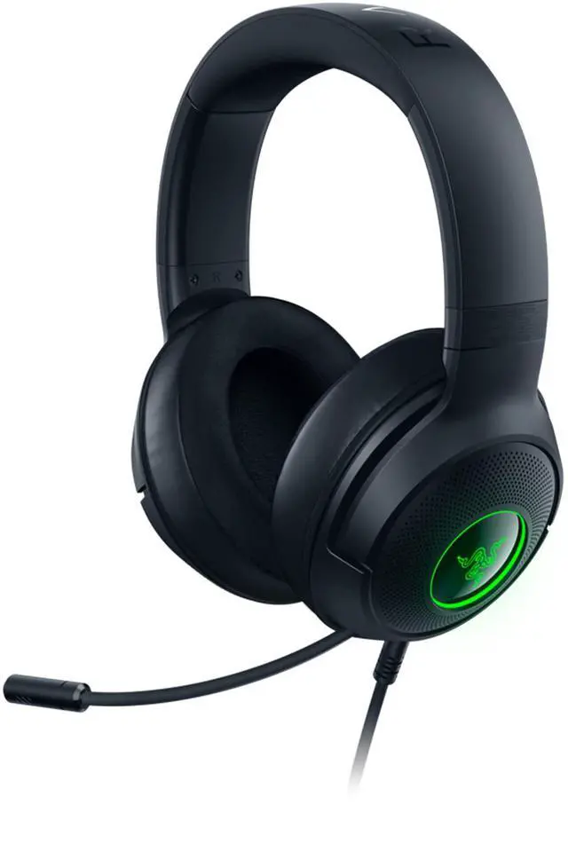Main image of Kraken V3 X Wired USB Gaming Headset: Lightweight Build - Triforce 40mm Drivers - HyperClear Cardioid Mic - 7.1 Surround Sound - Chroma RGB Lighting - Black