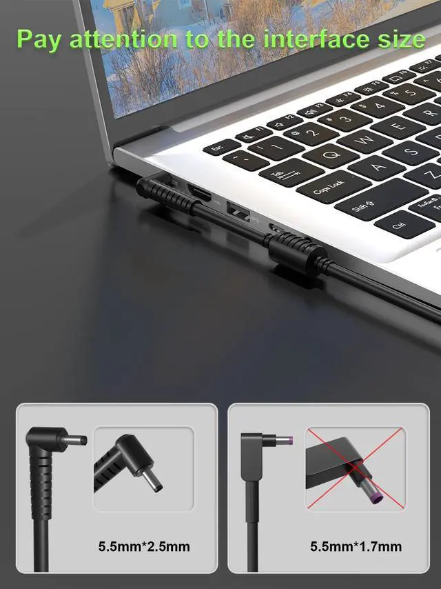 Alt view image 2 of 7 - 180W Charger Compatibile with Msi GF63 GF65 GF75 GE72 GE75 GS65 GL75 Stealth Katana Alpha Crosshair Sword Pulse Raider Leopard Dominator Creator Cyborg Bravo Apache Laptop