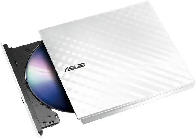 Main image of LITE Portable USB 2.0 Slim 8X DVD/Burner +/- Rewriter External Drive, Compatible with Both Mac & Windows, White (SDRW-08D2S-U/W/G/ACI/AS)