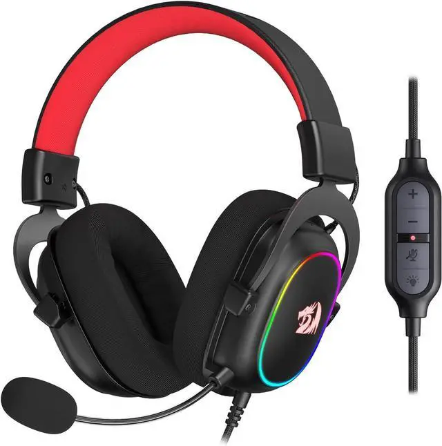 Main image of H510 Zeus-X RGB Wired Gaming Headset - 7.1 Surround Sound - 53MM Audio Drivers in Memory Foam Ear Pads w/Reliable Fabric Cover- Multi Platforms Headphone - USB Powered for PC/PS4/NS