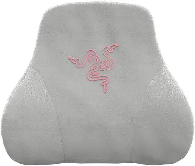 Main image of Head Cushion Neck & Head Support for Gaming Chairs: Ergonomically Designed - Memory Foam Padding - Wrapped in Plush Pink Velvet - Quartz
