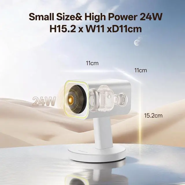 Alt view image 2 of 7 - SW202 24W Compact Computer Speakers, DSP 3 Modes 16bit USB DAC Bluetooth 5.2, 2.0 PC Multimedia RGB Gaming Speakers for Desktop Monitor Laptop, (Game/Movie/Music, White)