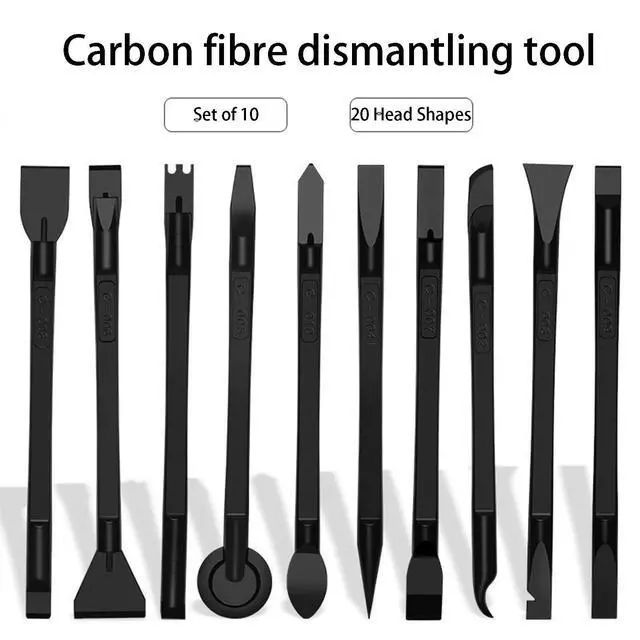 Alt view image 3 of 5 - 15 Pcs Antistatic Spudger Plastic Opening Pry Tool SetSuitable for any touch screen or caseCleaning Scraper Prying and Opening Tool for Laptop Tablet iPhone ipad Cell Phone