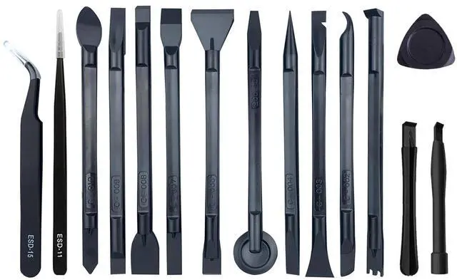 Main image of 15 Pcs Antistatic Spudger Plastic Opening Pry Tool SetSuitable for any touch screen or caseCleaning Scraper Prying and Opening Tool for Laptop Tablet iPhone ipad Cell Phone