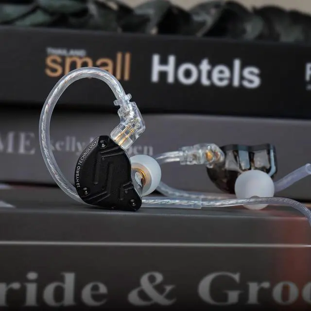 Alt view image 3 of 7 - KZ ZS10 Pro X in Ear Monitor Headphone, Upgraded 4BA 1DD KZ Headphone Multi Driver in Ear IEM Earphone with Detachable Silver-Plated 0.75mm 2Pin Cable inears for Audiophile(Dark,No Mic)