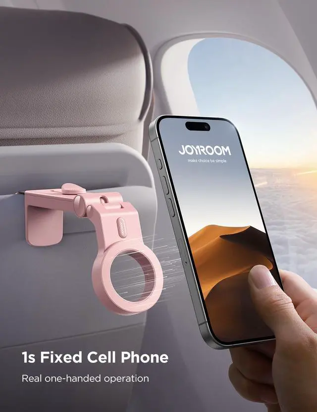 Alt view image 2 of 7 - for Magsafe Airplane Phone Holder Travel Essentials,Unlimited Scenery Hands-Free Plane Phone Holder, Airplane Travel Accessories for iPhone 17 Pro Max & Magsafe Case