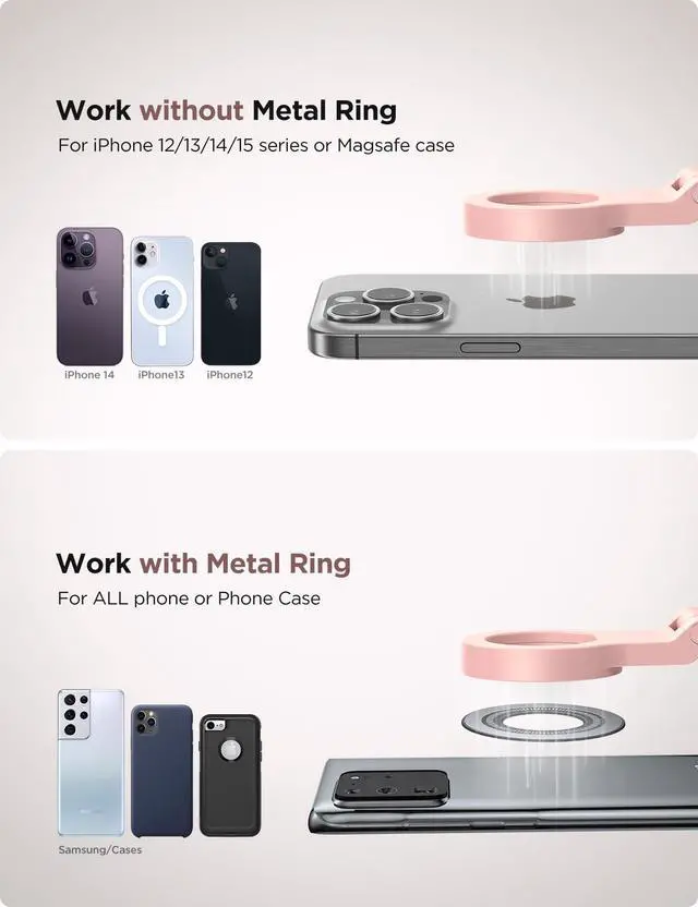 Alt view image 7 of 7 - for Magsafe Airplane Phone Holder Travel Essentials,Unlimited Scenery Hands-Free Plane Phone Holder, Airplane Travel Accessories for iPhone 17 Pro Max & Magsafe Case