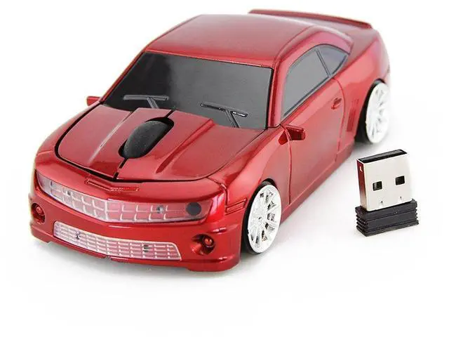 Main image of for CL Car Mouse Wireless Sport Car Shape Laptop Desktop Computer Mouse Optical Mice 2.4GHz Nano USB with LED Headlight
