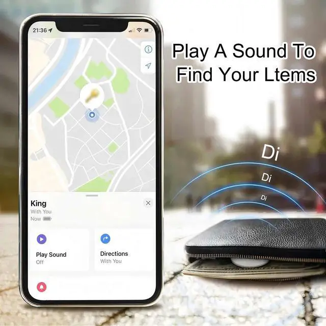 Alt view image 4 of 7 - Mini GPS Tracker for Vehicles, Hidden Tracking Device for Vehicles, Car Tracker No Subscription Work with Find My (iOS Only), Vehicle Tracker with Audio for Kids, Dogs, Key, Luggage, Bag (2)