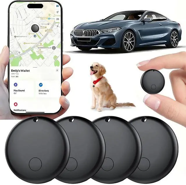 Main image of Mini GPS Tracker for Vehicles, Hidden Tracking Device for Vehicles, Car Tracker No Subscription Work with Find My (iOS Only), Vehicle Tracker with Audio for Kids, Dogs, Key, Luggage, Bag (2)