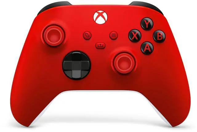 Main image of Wireless Gaming Controller | Pulse Red | Console, PC, & Android | Textured Grip | Wireless, Bluetooth, USB-C Connectivity