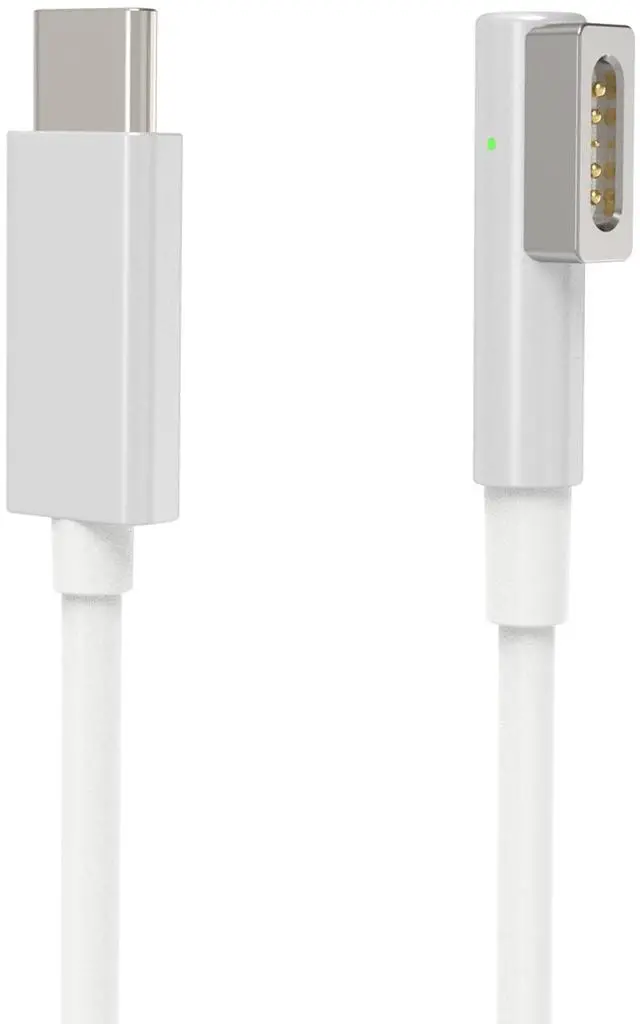 Alt view image 7 of 7 - 60W USB C to Magnetic 1 Charging Cable L-Tip Magnetic Head Compatible with MacBook Air Pro 2007-2012Only Charging Cable, Need to use with PD65W Charger