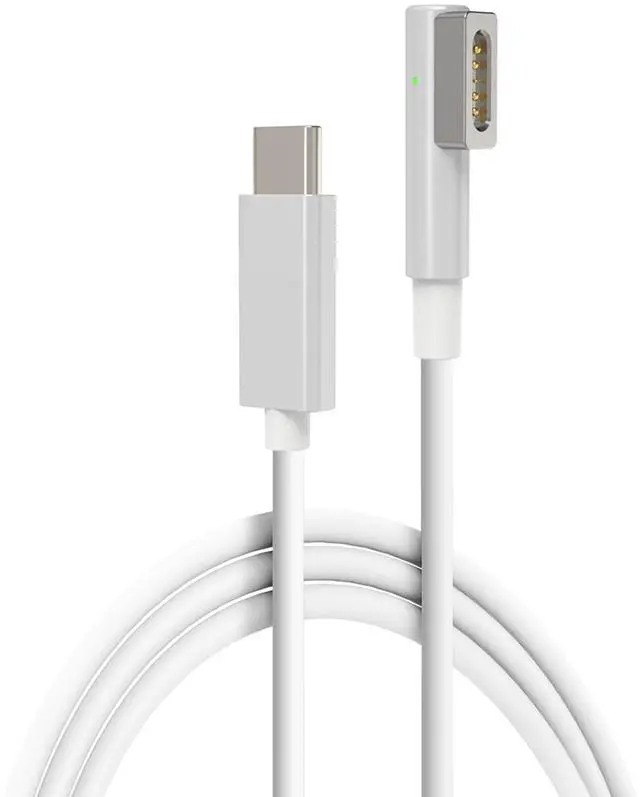 Main image of 60W USB C to Magnetic 1 Charging Cable L-Tip Magnetic Head Compatible with MacBook Air Pro 2007-2012Only Charging Cable, Need to use with PD65W Charger