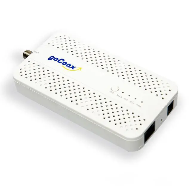 Alt view image 4 of 6 - MoCA 2.5 Adapter with 2.5GbE Ethernet Port | MA2500D Ethernet Over Coax for Gaming & 4K Streaming | 2.5Gbps, Plug and Play | for Cable Internet Homes - Requires 2+ Adapters (White)