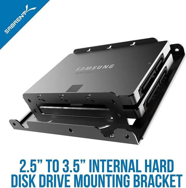 Alt view image 2 of 7 - 2.5 Inch to 3.5 Inch Internal Hard Disk Drive Mounting Bracket Kit (BK-HDDH)