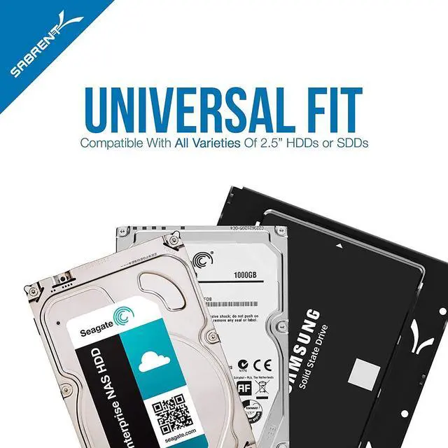 Alt view image 3 of 7 - 2.5 Inch to 3.5 Inch Internal Hard Disk Drive Mounting Bracket Kit (BK-HDDH)