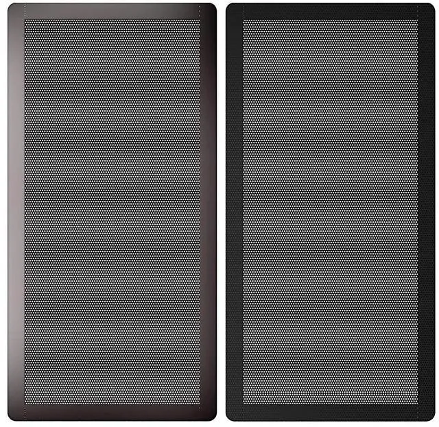 Main image of 240x120mm Magnetic PC Fan Dust Filter, 2 Pack Computer Case Dustproof Mesh Cover with 0.8mm Aperture, Easy Install Washable - Black