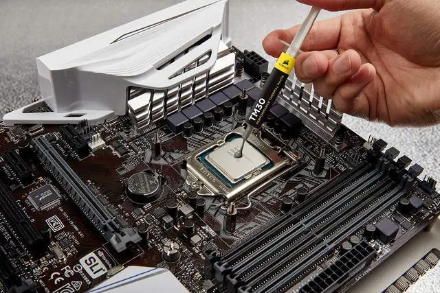 Alt view image 4 of 4 - TM30 Performance Thermal Paste | Ultra-Low Thermal Impedance CPU/GPU | 3 Grams|w/applicator, Silver for Desktop